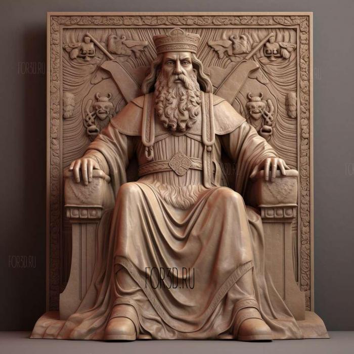 King Solomon 4 stl model for CNC